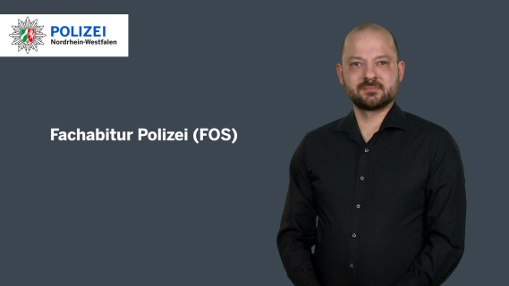 Explanatory video in sign language: Fachabitur Polizei (FOS)