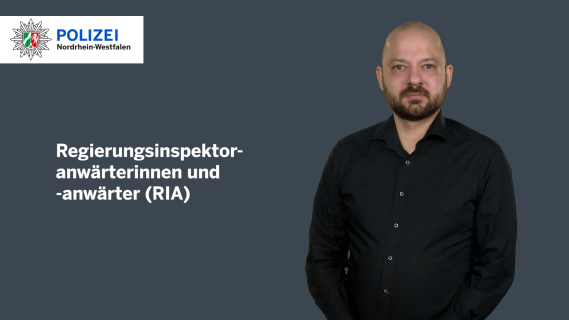 Erklärvideo in Gebärdensprache: Duales Studium Regierungsinspektor (RIA)