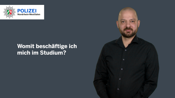 Erklärvideo in Gebärdensprache: Womit beschäftige ich mich im Studium?