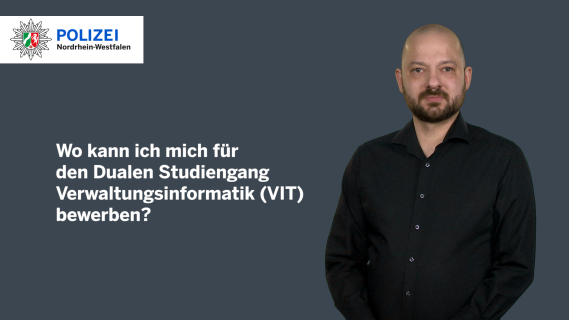 Erklärvideo in Gebärdensprache: Wo kann ich mich für den dualen Studiengang Verwaltungsinformatik (VIT) bewerben?